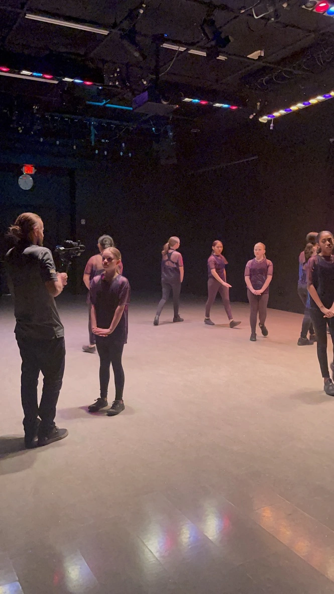 The Movement Dance Company filming an original dance film